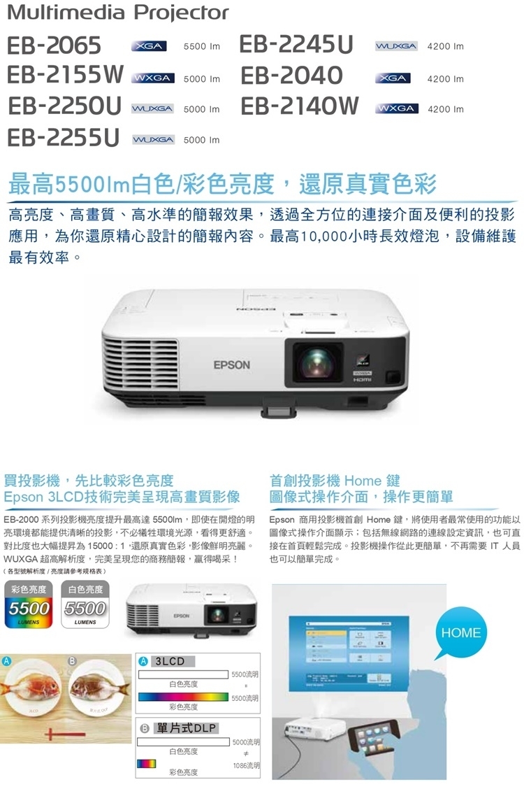 Epson愛普生 EB-2065 - 詳情2