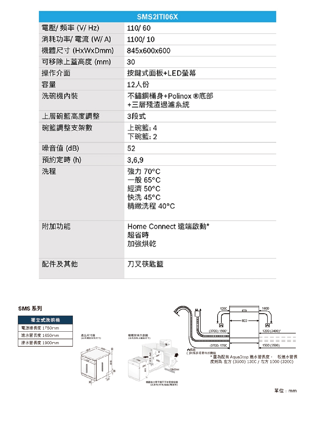 BOSCH博世 SMS2ITI06X - 詳情8