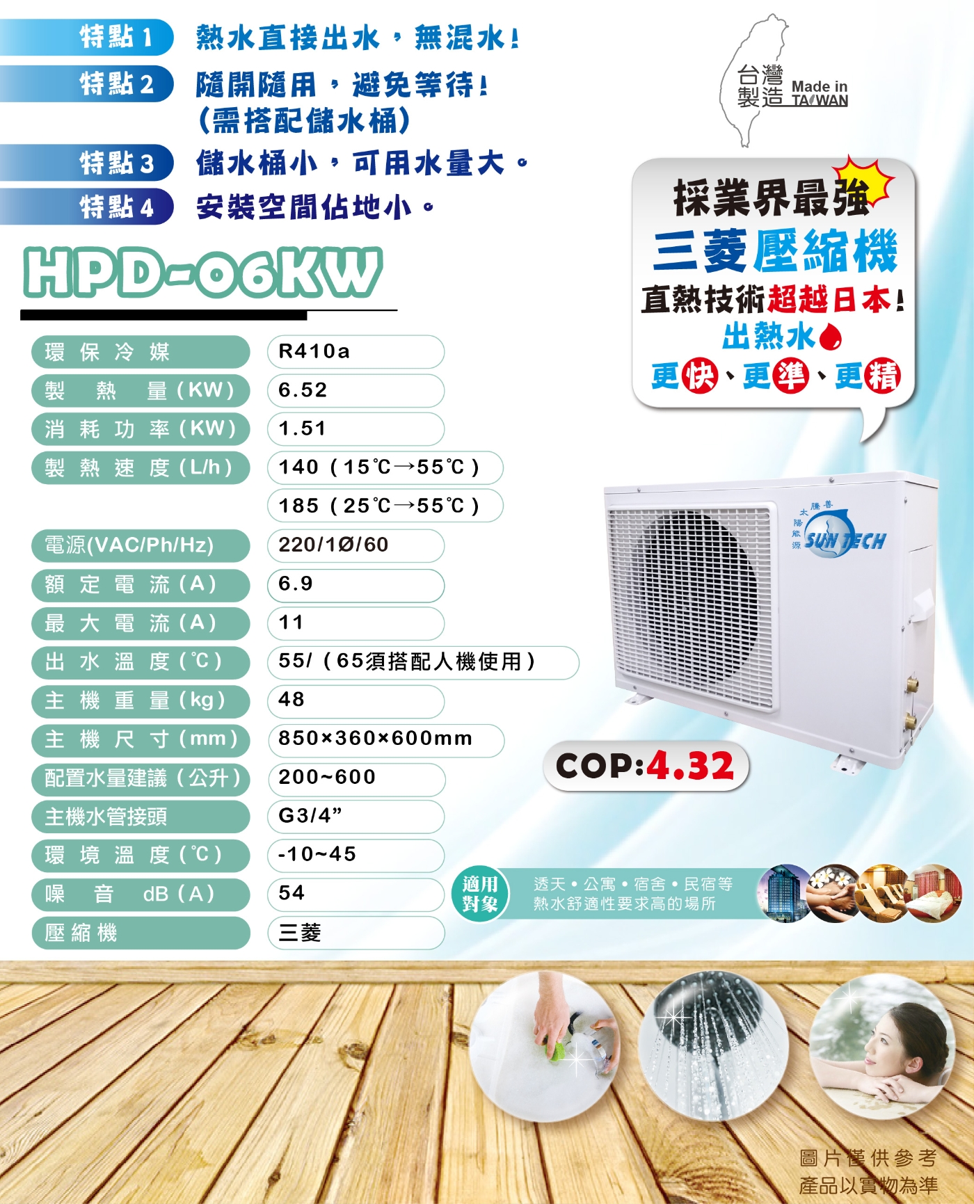 SUNTECH善騰 HPD-06KW - 詳情5