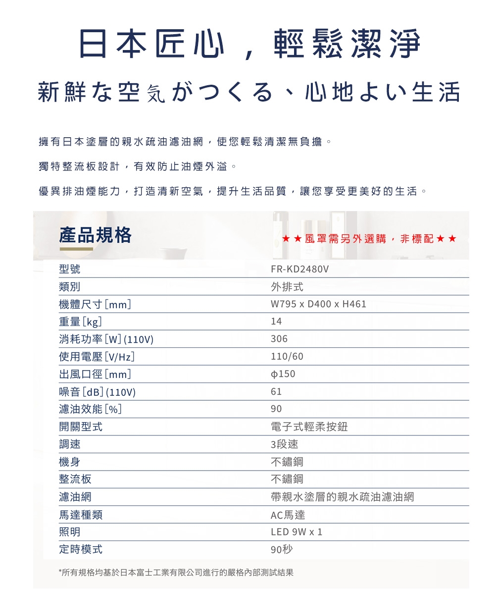 Fujioh富士皇 FR-KD2480V - 詳情4