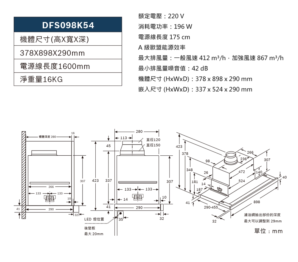 BOSCH博世 DFS098K54 - 詳情2