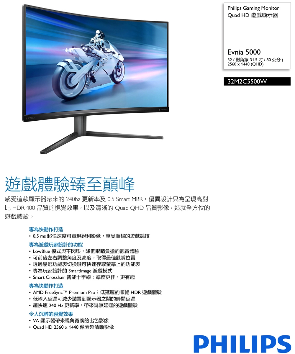 PHILIPS飛利浦 32M2C5500W - 詳情2