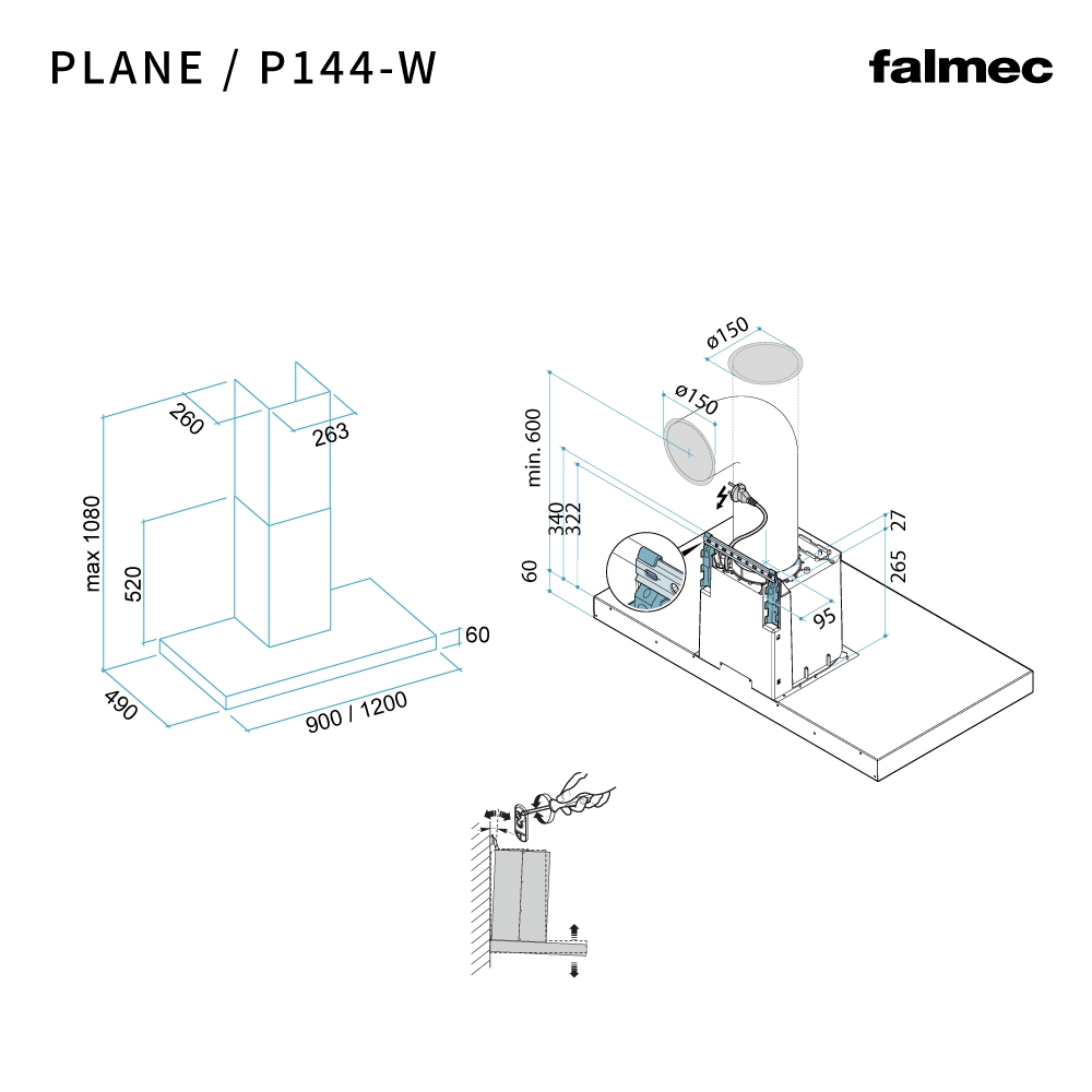 Falmec P144-W - 詳情1