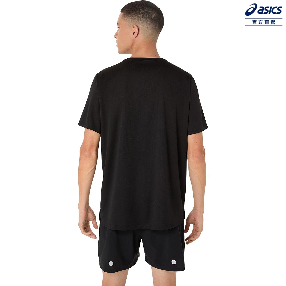 ASICS 亞瑟士短袖上衣男款FUJITRAIL 海外版跑步上衣2011D390-001