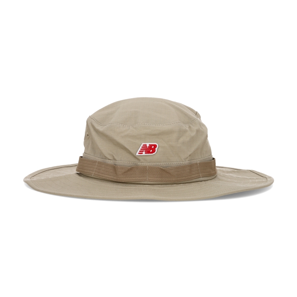 New Balance Bucket Hat 卡其色抽繩戶外遮陽帽子漁夫帽LAH51019SOT