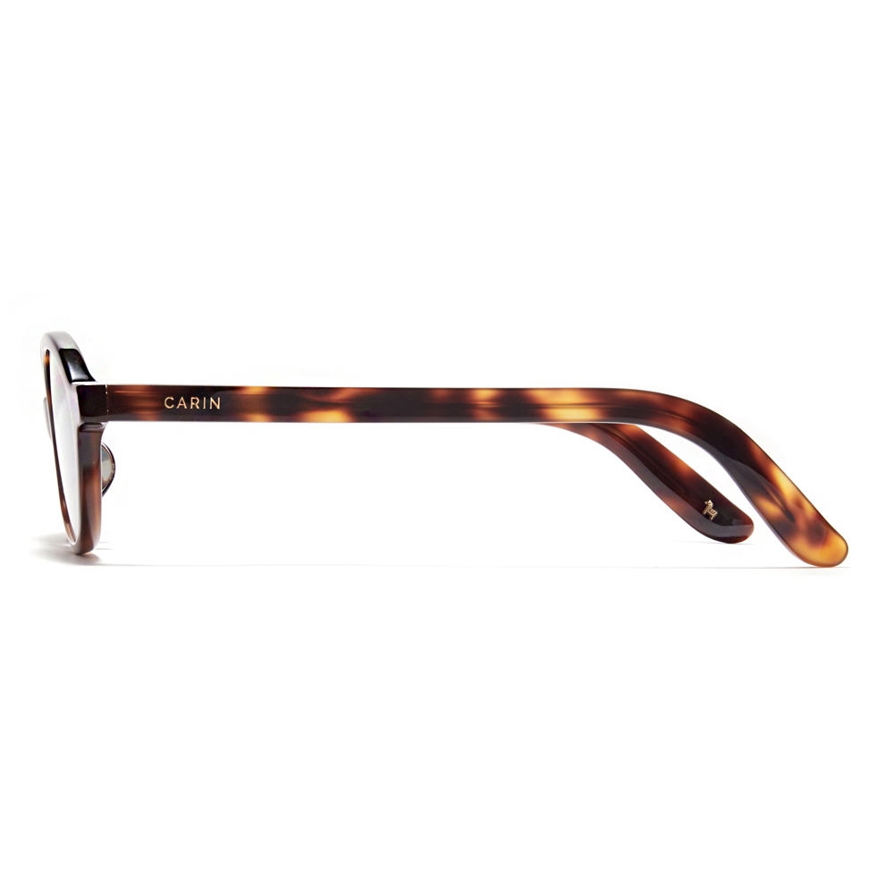 小物 CARIN SUN AINO C2 CARIN 橢圓膠框太陽眼鏡/琥珀棕綠鏡片#SUN AINO C2 | 太陽眼鏡/墨鏡
