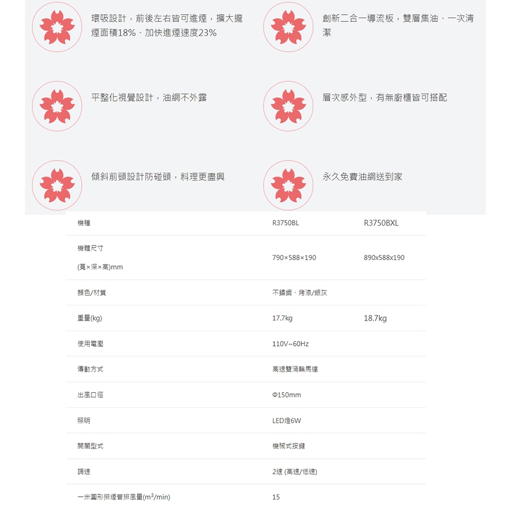 SAKURA櫻花牌 DR-3750 - 詳情7