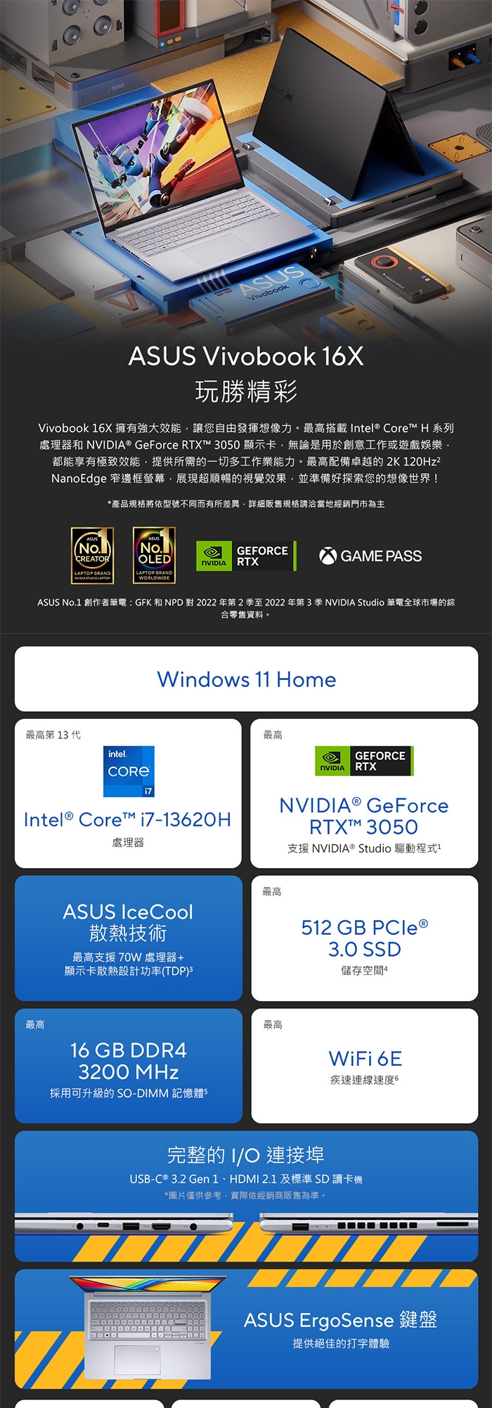 ASUS華碩 K3605VC - 詳情5