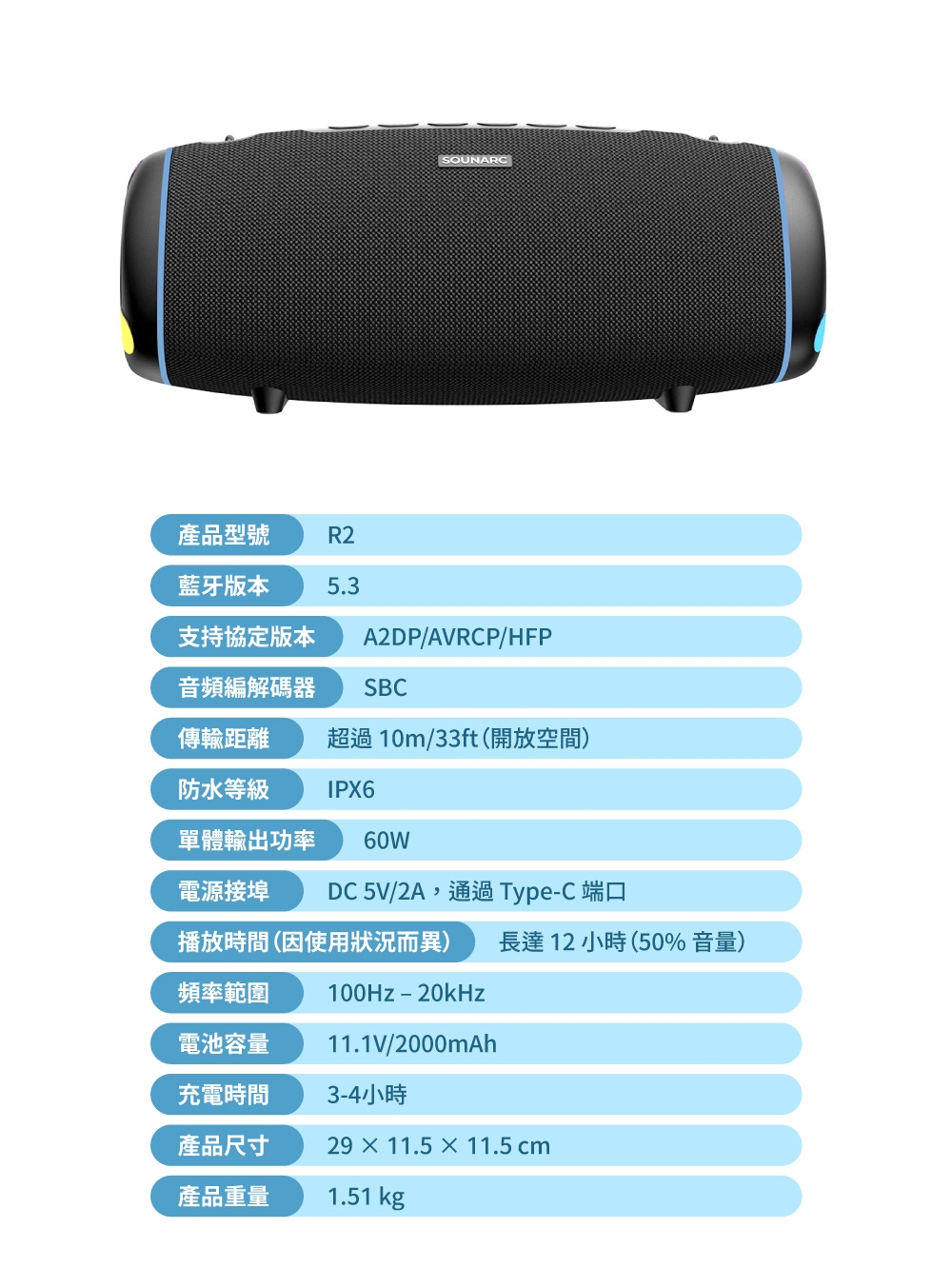 SOUNARC R2 - 詳情4