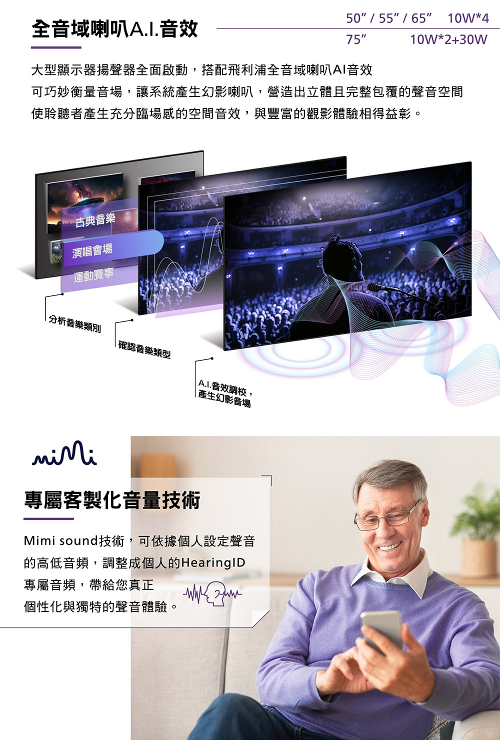 PHILIPS飛利浦 50PUH8808 - 詳情9