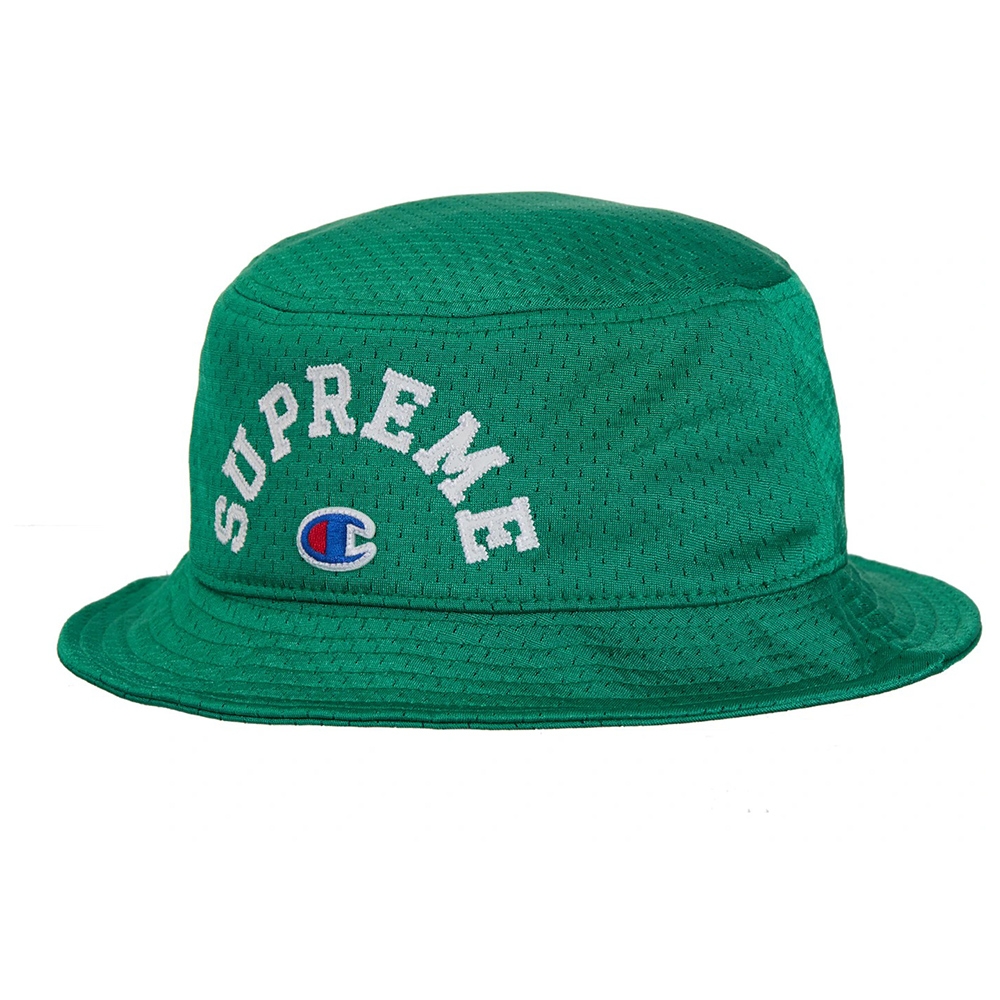 Supreme 24SS x Champion Mesh Crusher 漁夫帽卡其/紅/綠/黑| 漁夫帽