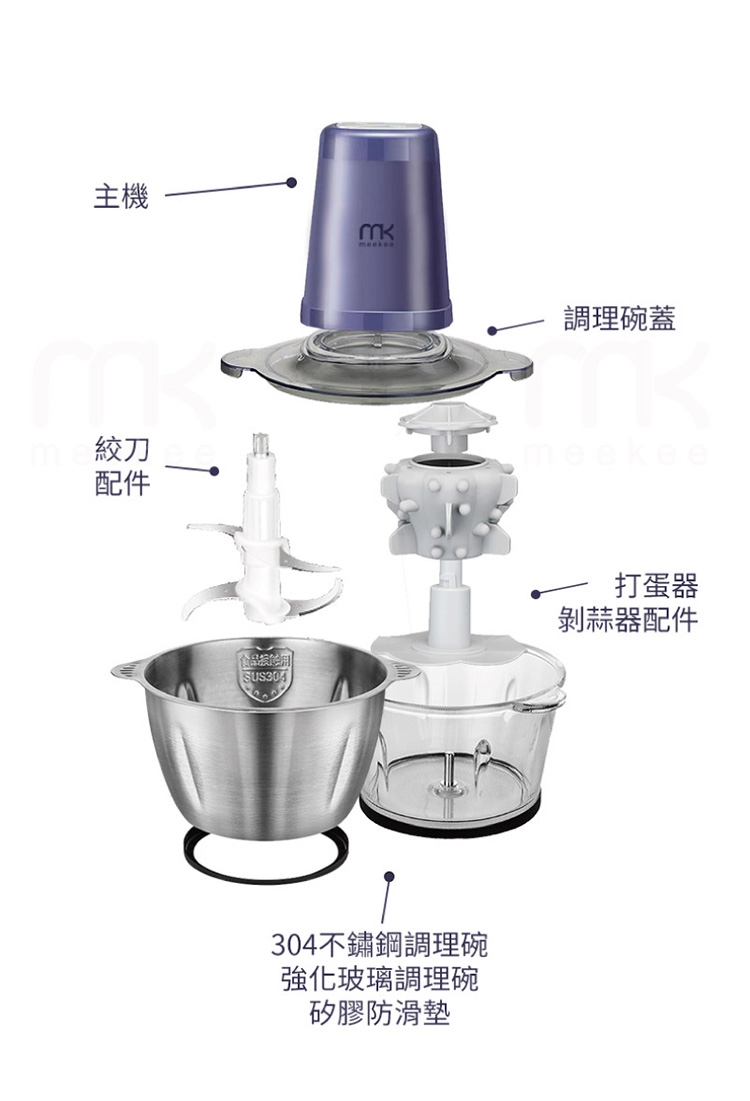meekee 三合一食物調理機 - 詳情12