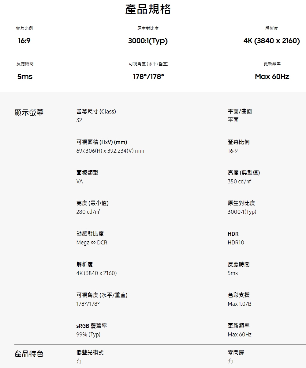 SAMSUNG三星 S32D706EAC - 詳情5