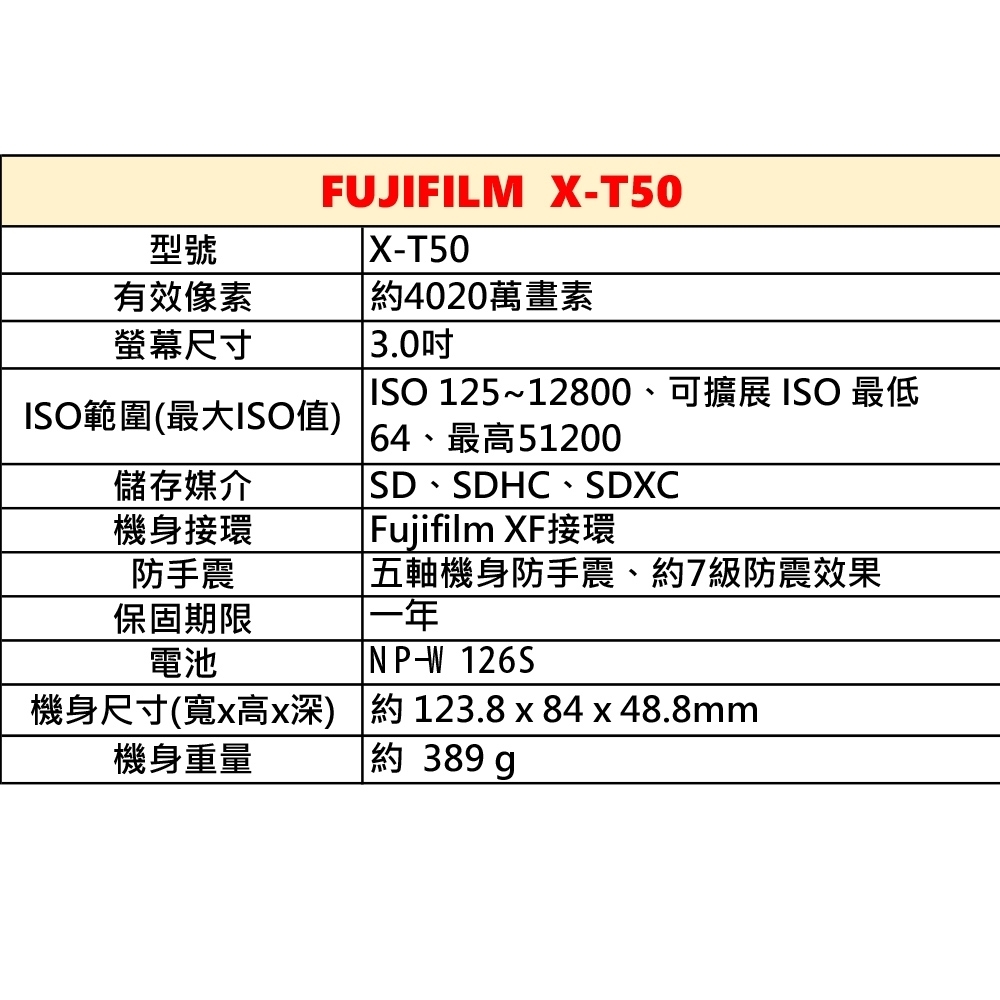 FUJIFILM富士軟片 X-T50 - 詳情4
