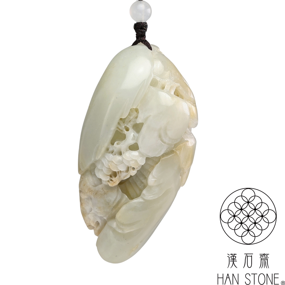 漢石齋】天然和田玉山水玉佩吊墜白玉帶皮(41*81*26mm) | 漢石齋| Yahoo