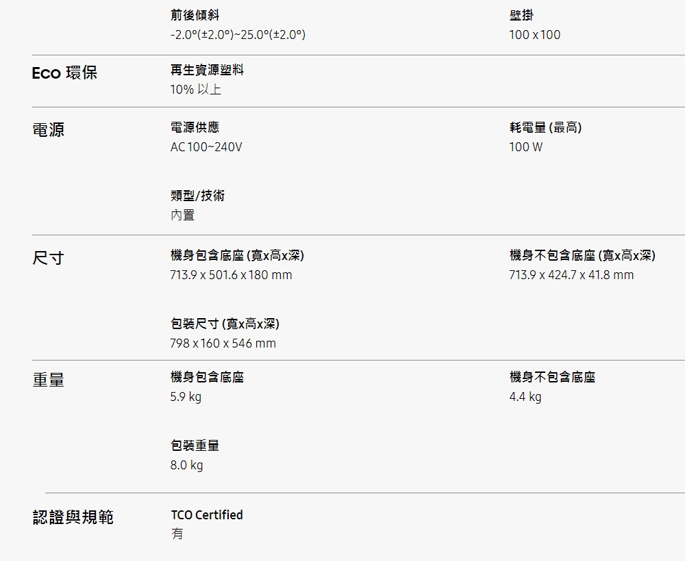 SAMSUNG三星 S32D706EAC - 詳情6