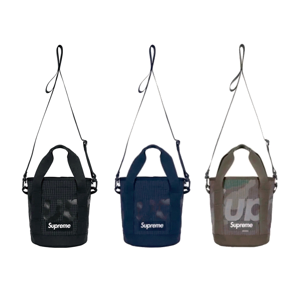 Supreme 24SS Cinch Bag 水桶包深藍/黑色/迷彩斜背包側背包