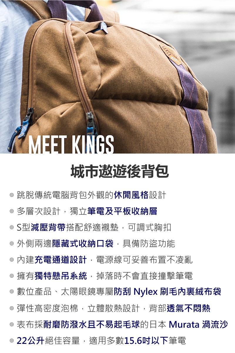 澳洲STM Kings 15吋城市遨遊後背包- 風暴灰| 筆電包| Yahoo購物中心