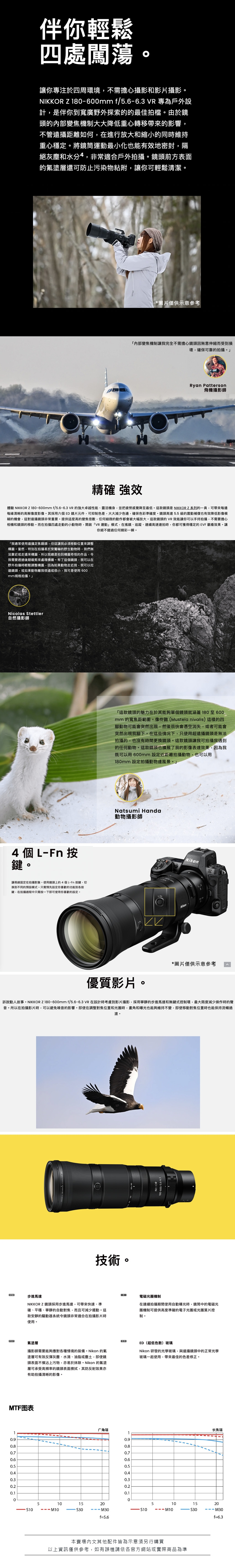 Nikon尼康 Z 180-600mm F/5.6-6.3 VR - 詳情4