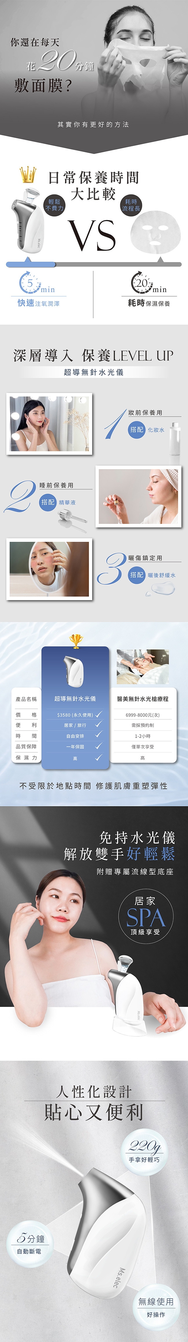 Ms.elec米嬉樂 超導無針水光儀 - 詳情2