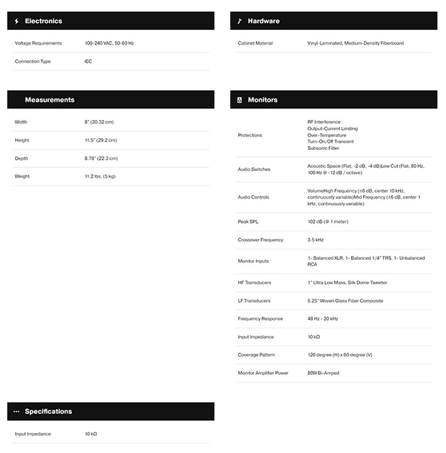 Presonus Eris Studio 5 - 詳情5