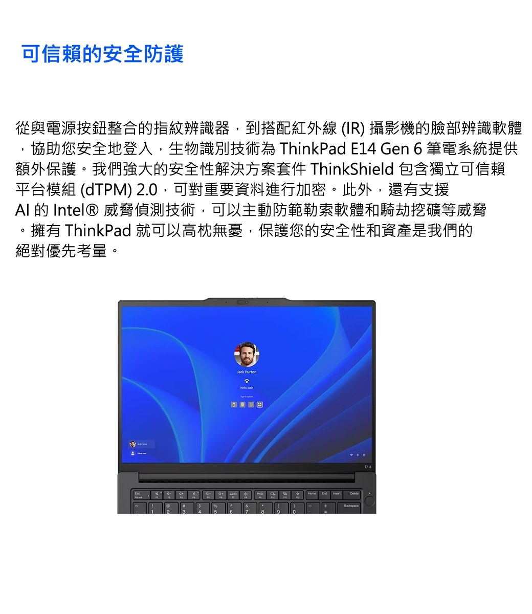 Lenovo聯想 ThinkPad E14 Gen 6 - 詳情7