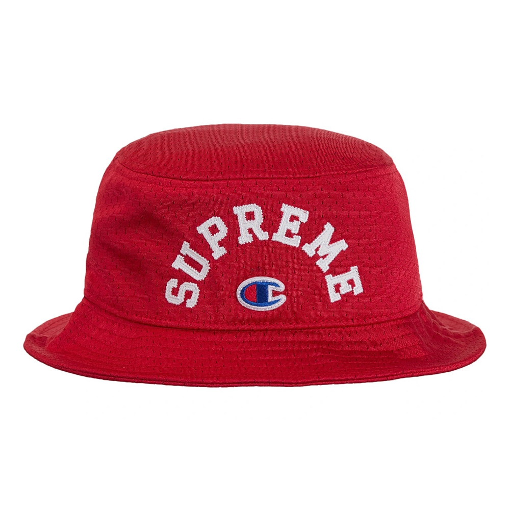 Supreme 24SS x Champion Mesh Crusher 漁夫帽卡其/紅/綠/黑| 漁夫帽