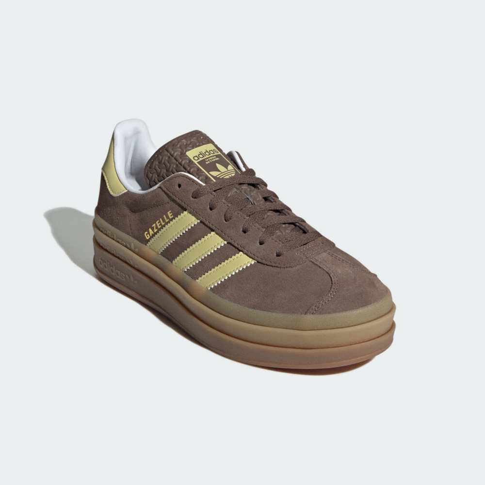 Adidas Gazelle Bold W [JI2697] 女運動休閒鞋厚底麂皮舒適棕| 休閒鞋