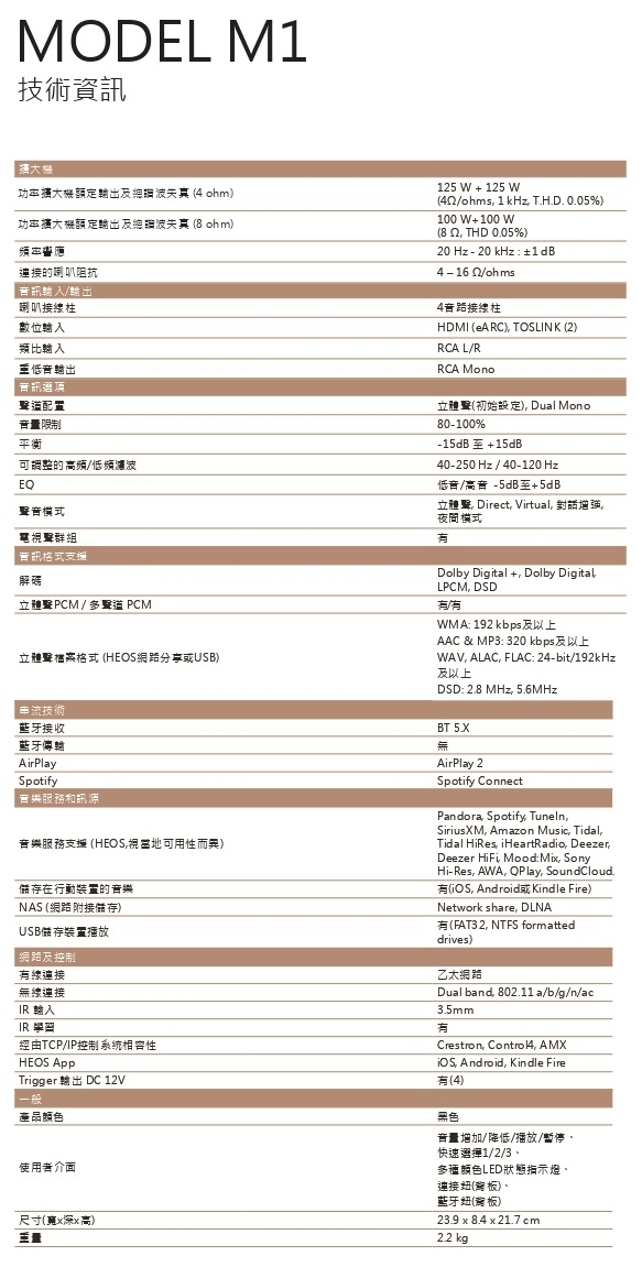 Marantz馬蘭士 MODEL M1 - 詳情3