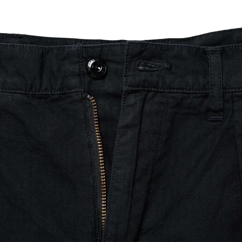 Wtaps Mils9602 / Shorts / Cotton Ripstop 黑色工裝五分褲251WVDT