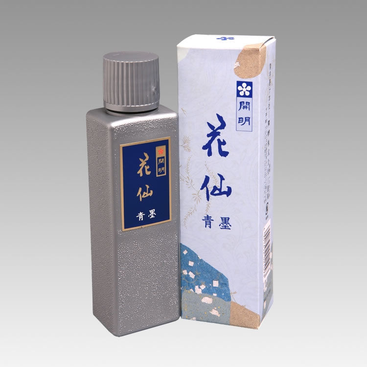 開明 花仙 青墨1L【新品・未開封】 開明 花仙 ＜青墨＞ 1L | 墨,墨液,開明 | 三多軒