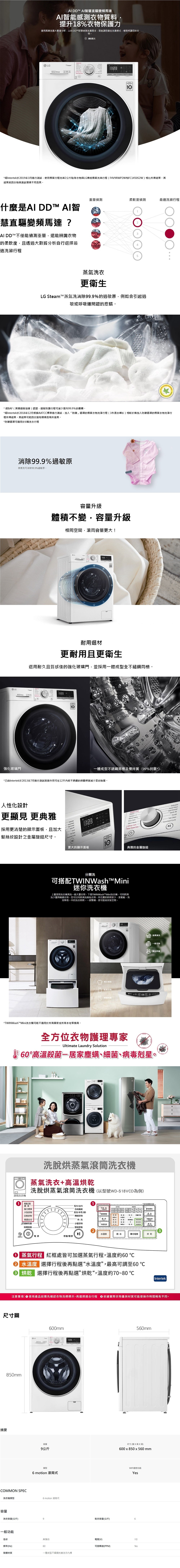 LG樂金 WD-S90VDW - 詳情3