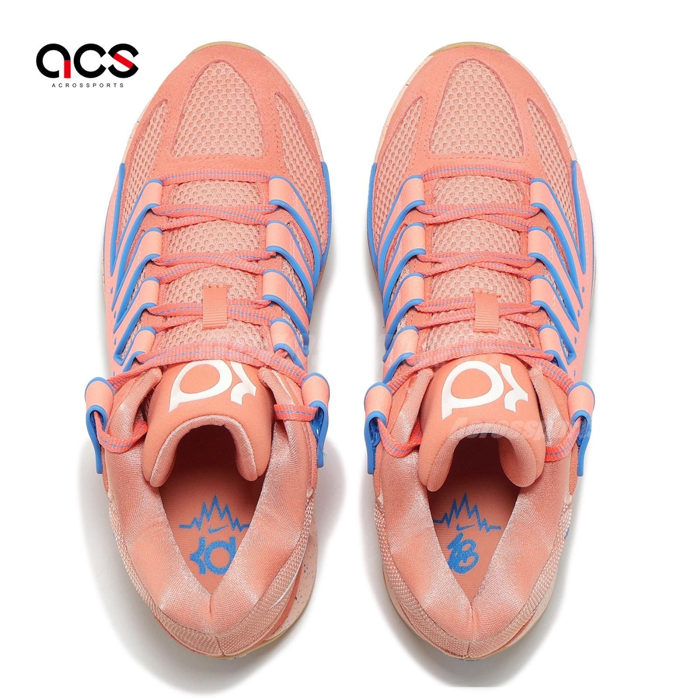 Nike 籃球鞋KD18 EP 男鞋Atomic Pink 粉紅藍杜蘭特氣墊緩震HV1991-601