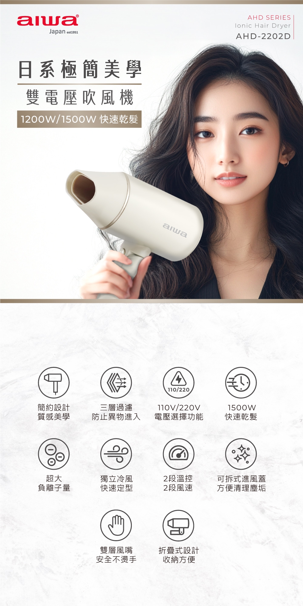 AIWA愛華 AHD-2202D - 詳情2