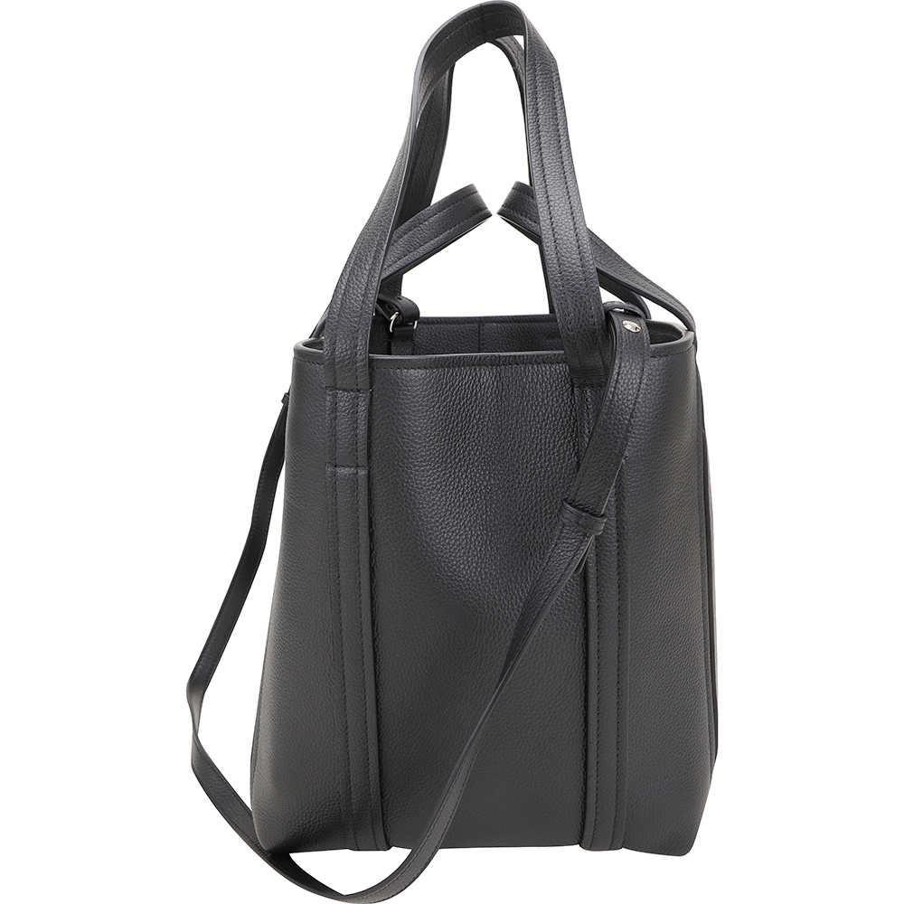 BALENCIAGA 巴黎世家Everyday 2.0 North-South 粒面牛皮雙提把/斜背托