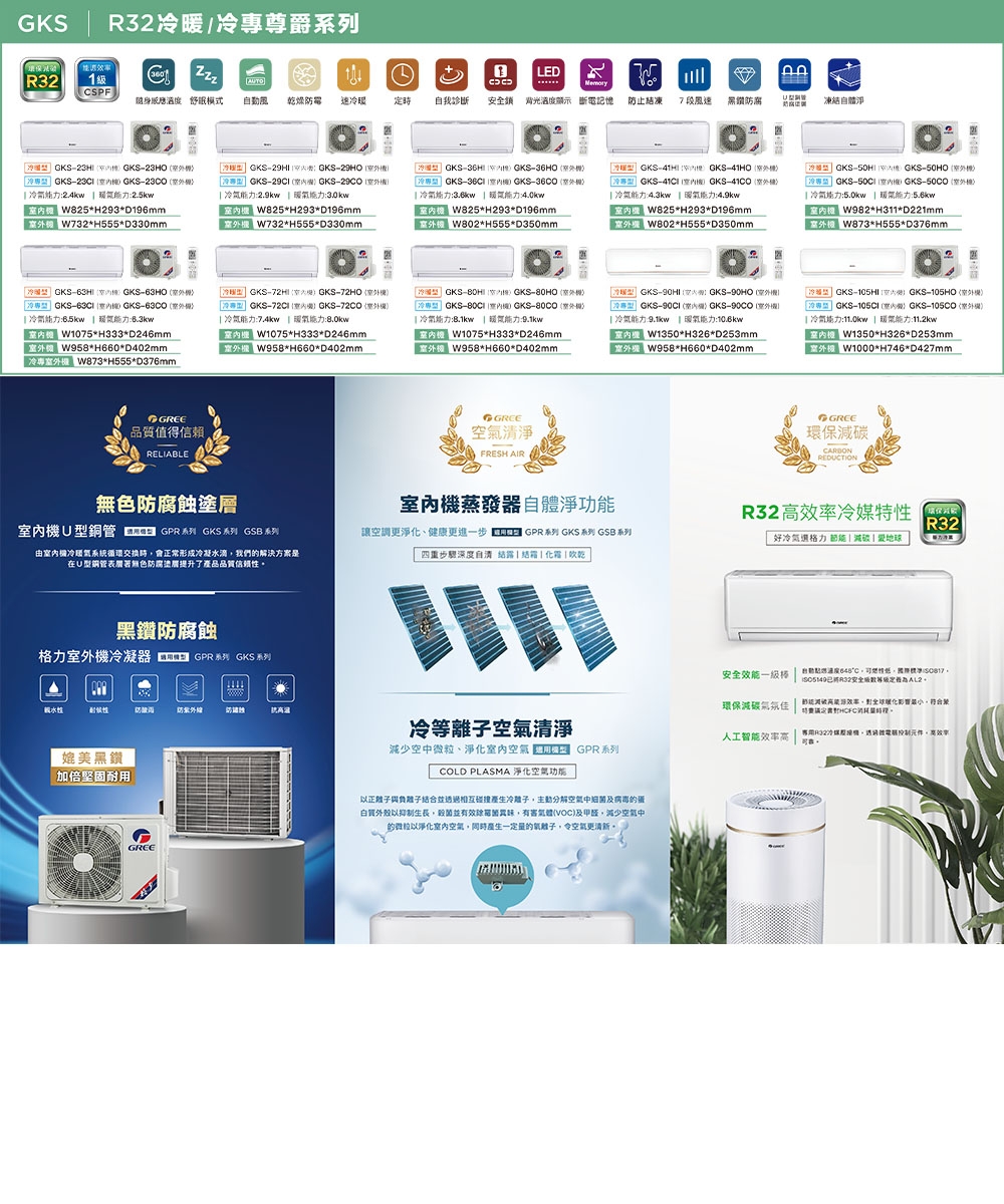 GREE格力 GKS-72HO - 詳情9