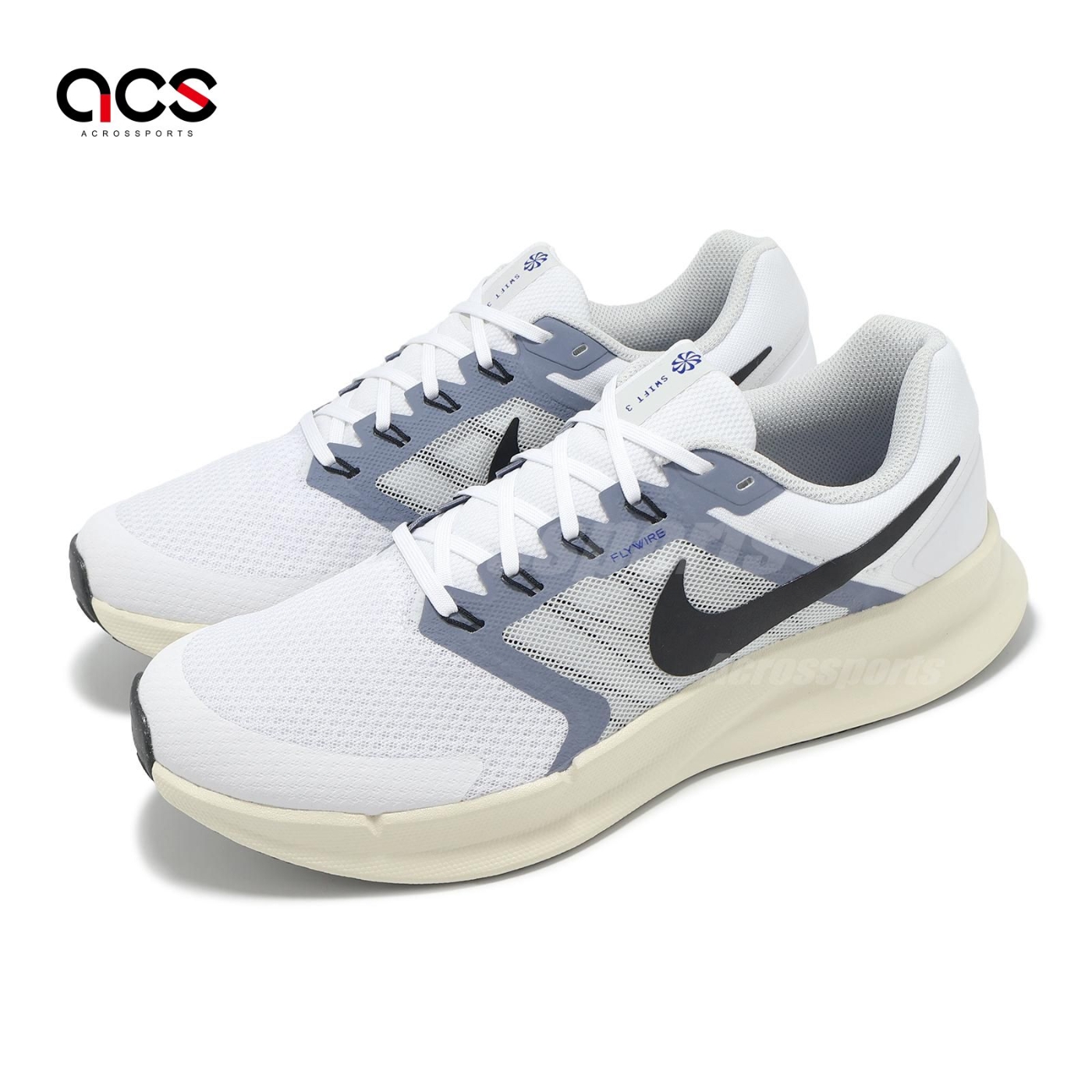 Nike 慢跑鞋Run Swift 3 男鞋白黑緩衝透氣運動鞋DR2695-105 | 慢跑鞋