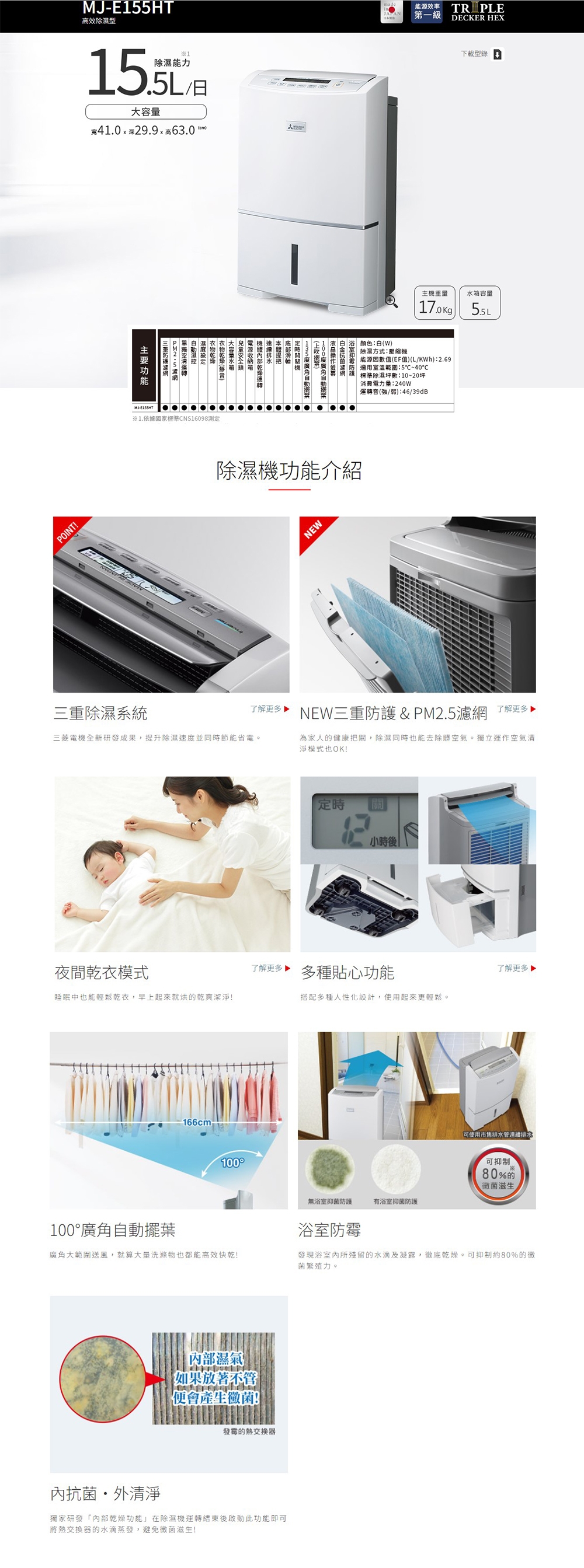 MITSUBISHI三菱 MJ-E155HT - 詳情3