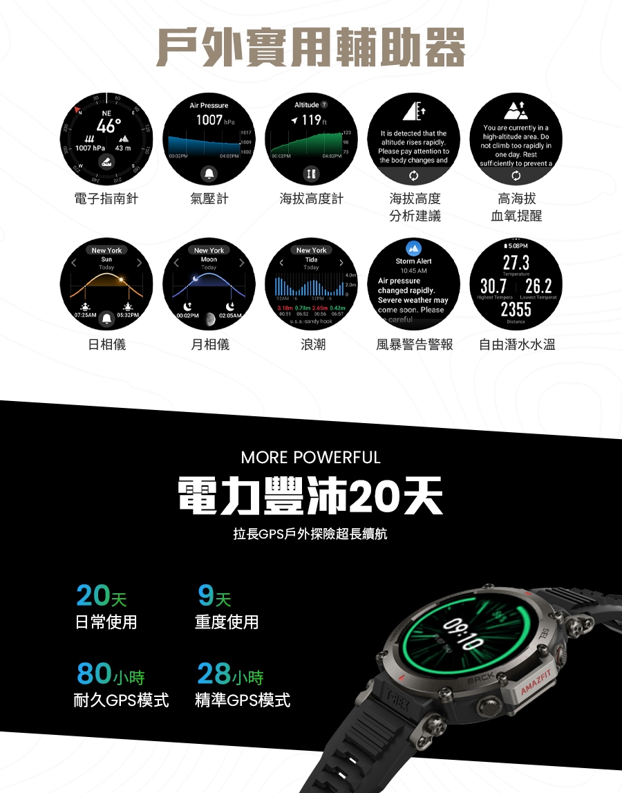 Amazfit華米 T-Rex Ultra - 詳情12