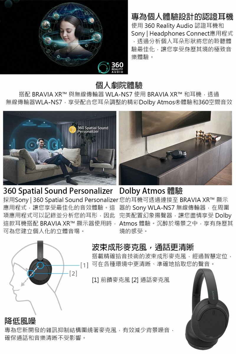 SONY索尼 WH-CH720N - 詳情5