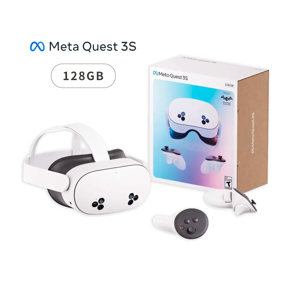 META Quest 3S 128G VR主機送萬用線材包| 3D AR/VR穿戴裝置| Yahoo購物中心