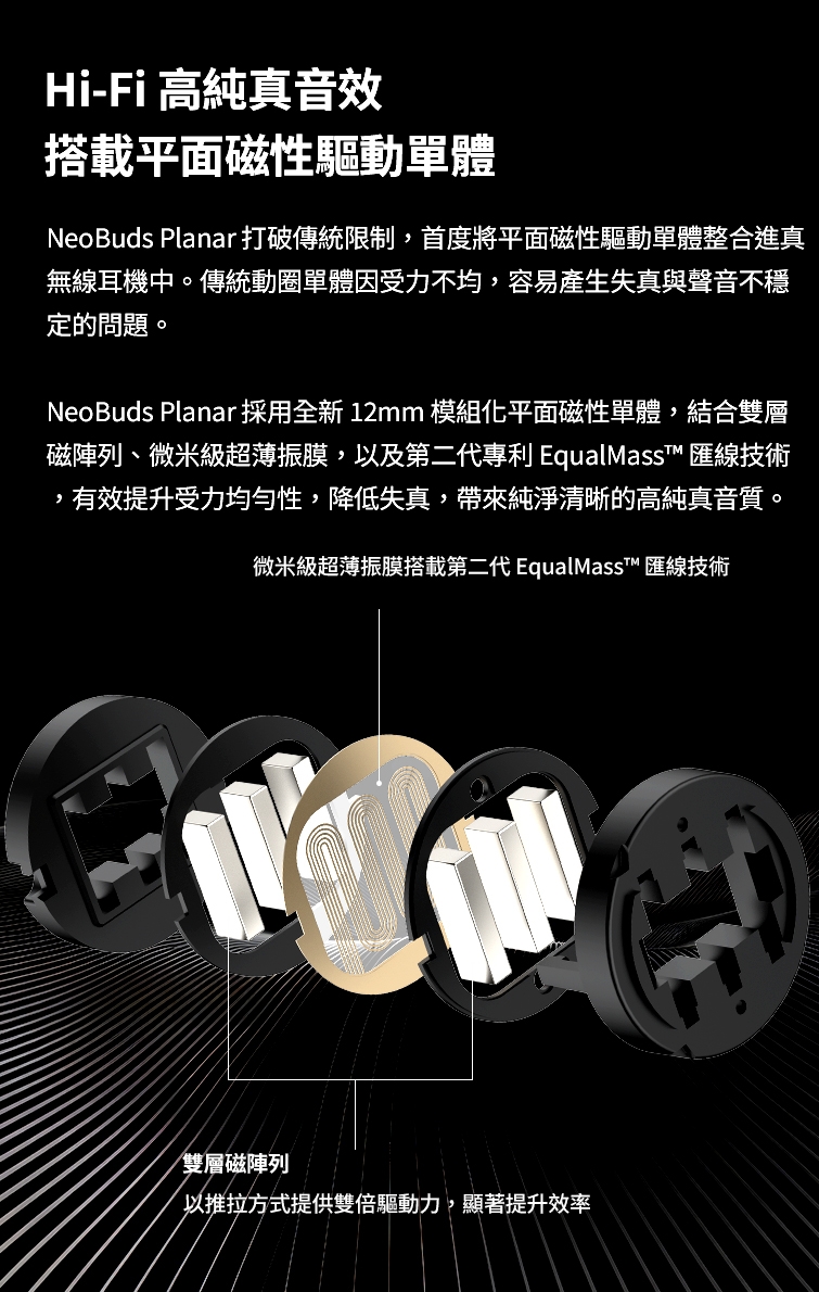 Edifier漫步者 NeoBuds Planar - 詳情11