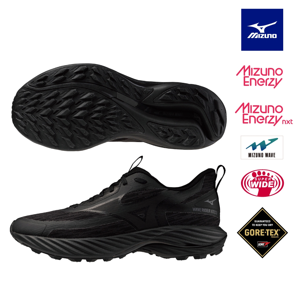 美 MIZUNO 美津濃】WAVE RIDER GTX 3 男款慢跑鞋J1GC258052 | 慢跑鞋