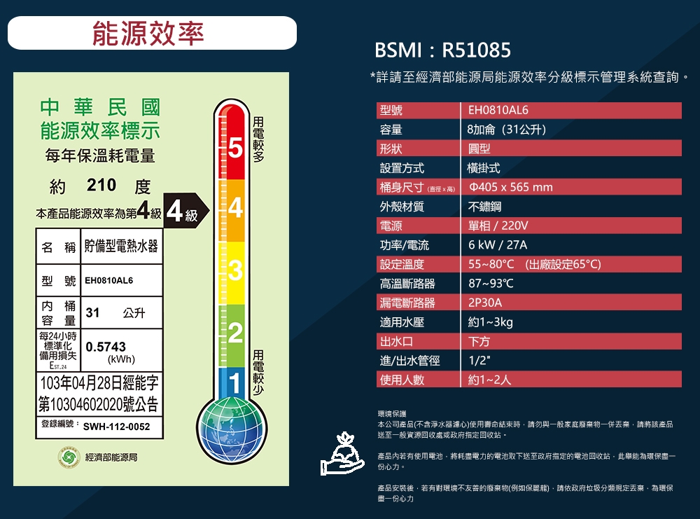 SAKURA櫻花牌 EH-0810 - 詳情6