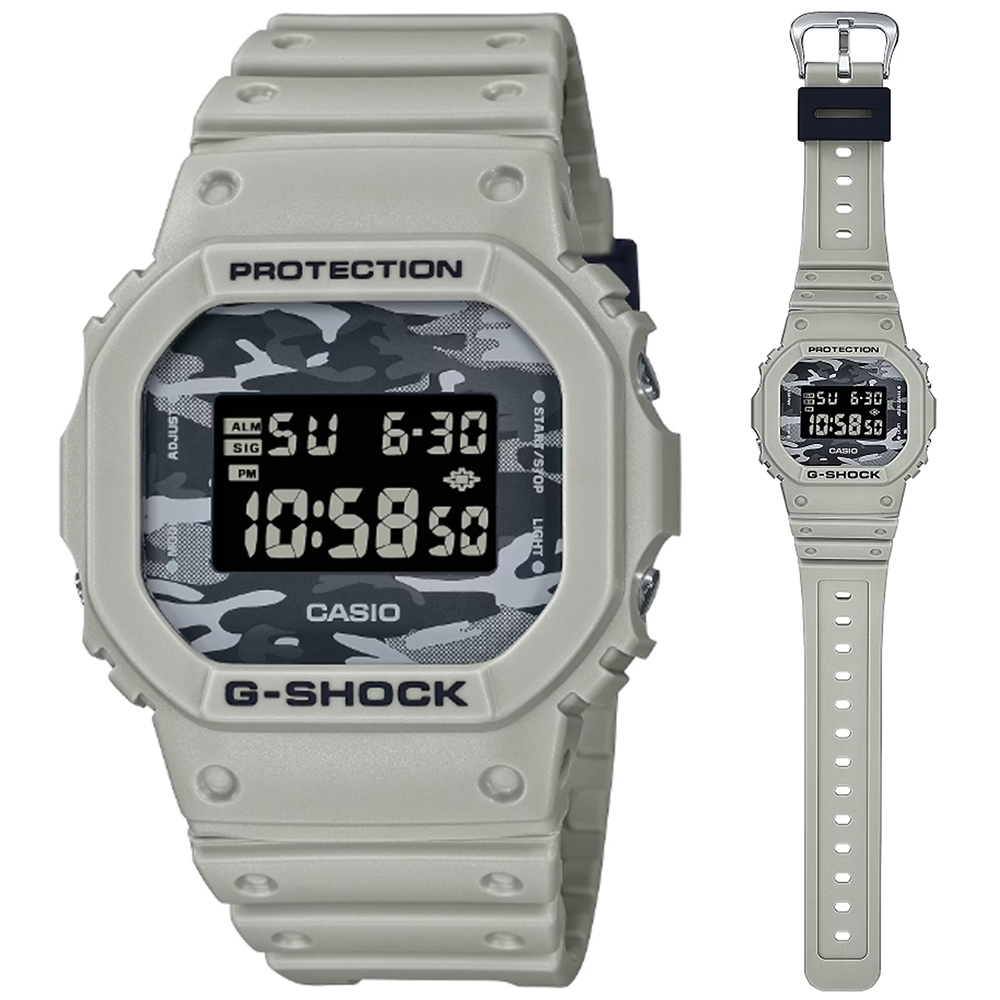カシオG DW5600(スピードモデル)ブルー迷彩 新作入荷，正規品 CASIO G