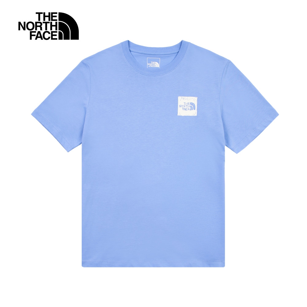 The North Face 男女短袖上衣- U REG NOVELTY NSE BOX LOGO SS TEE GRAPHI  -藍色-NF0A8EY80YI | 短袖上衣| Yahoo購物中心