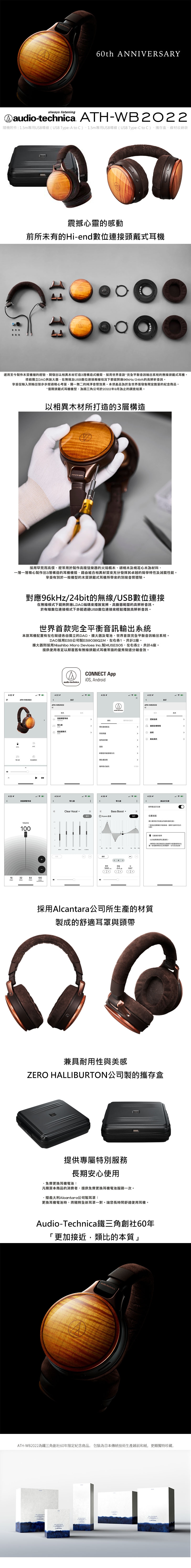 audio-technica鐵三角 ATH-WB2022 - 詳情1