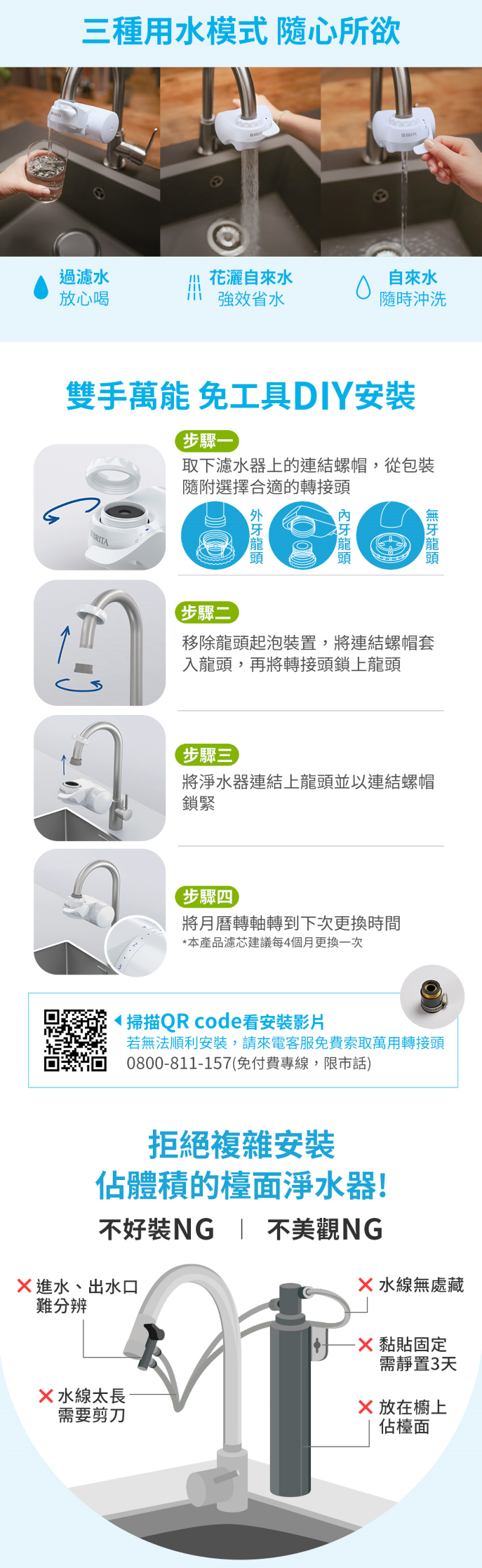 BRITA ON TAP 4 重 濾 龍頭式 - 詳情5