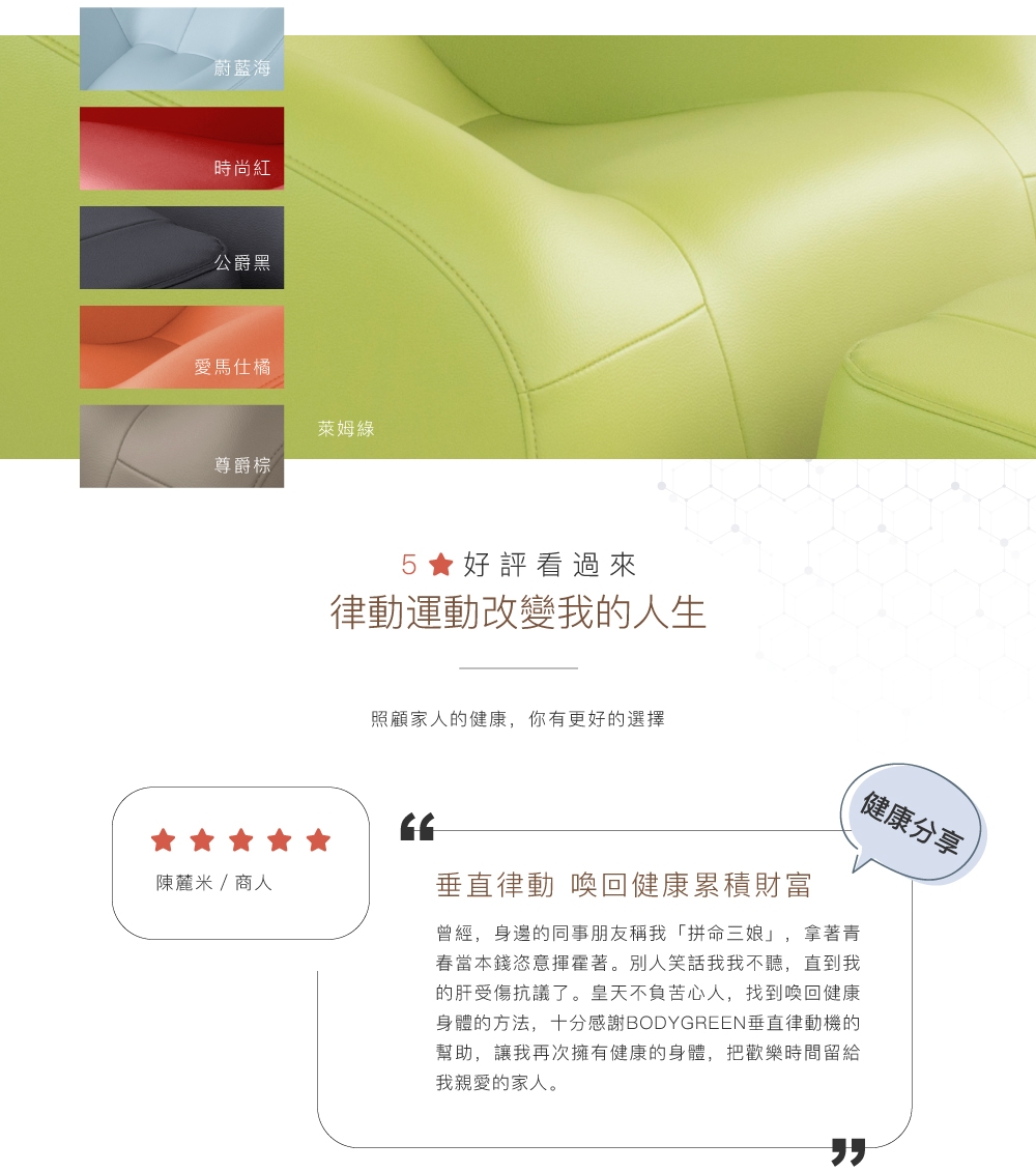 BODYGREEN UR5000 - 詳情16