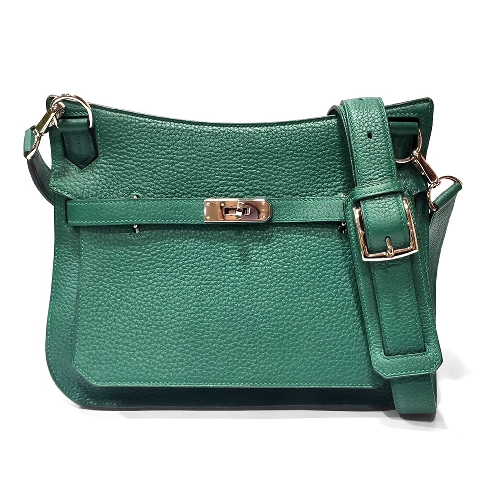 小物 HERMES HERMES Ostrich Horseshoe Kelly Sellier 28 Terre Cuite Gris